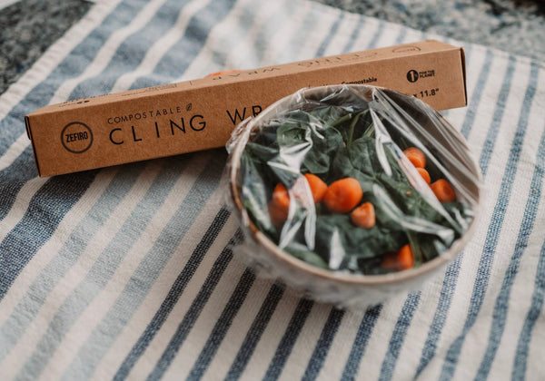 Compostable cling wrap