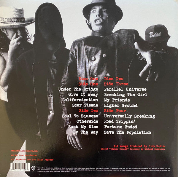 Red Hot Chili Peppers – Greatest Hits 2x Vinyl LP Record