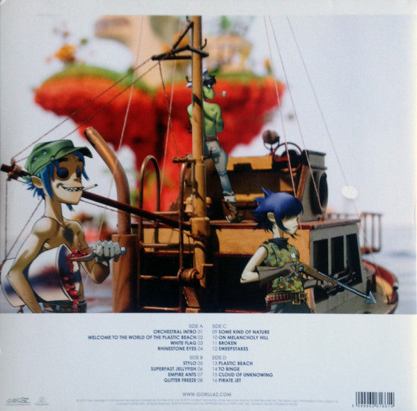 Gorillaz - Plastic Beach 2xLP Vinyl LP Record