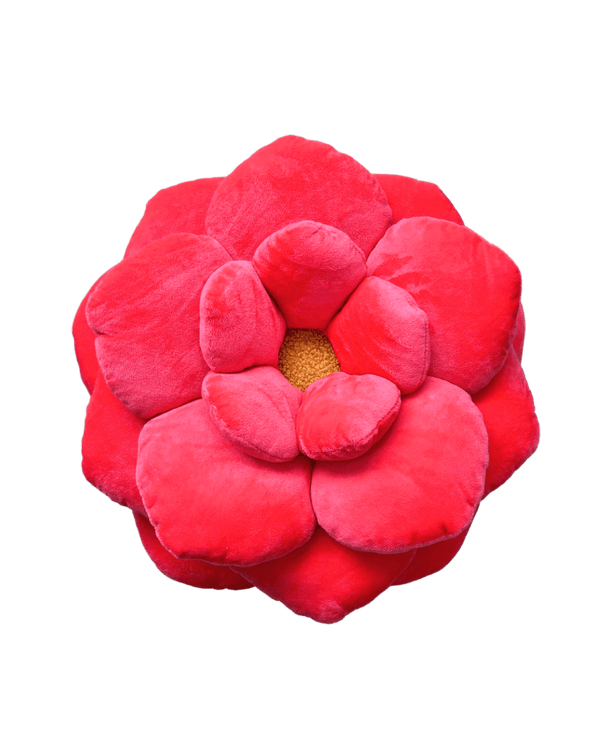 Camellia Plush Flower Pillow