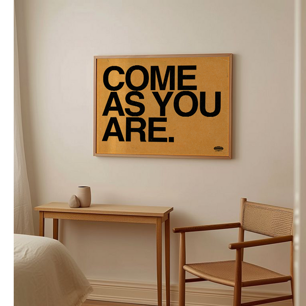 Come As You Are - Nirvana Typography