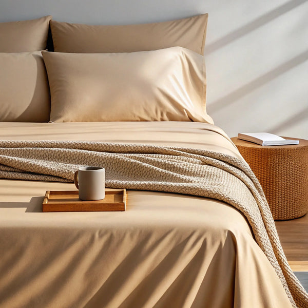 Copper Infused Bamboo Sheet Set | Antimicrobial Comfort