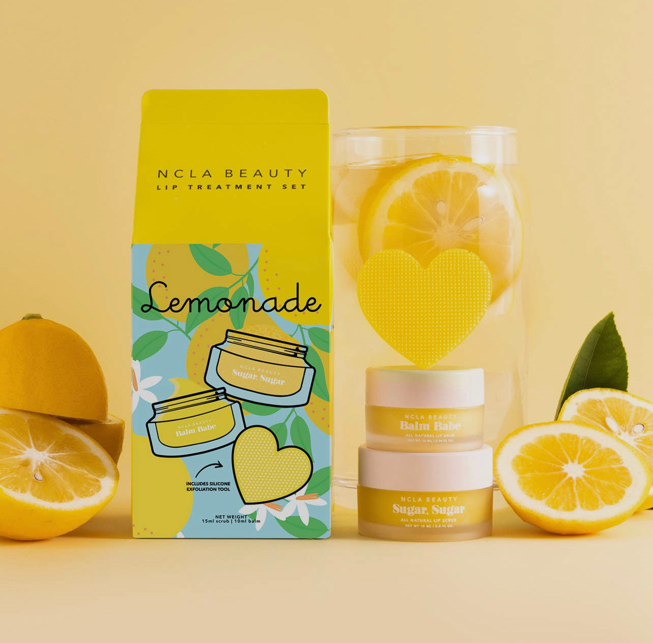 Lemonade Lip Care Set + Lip Scrubber