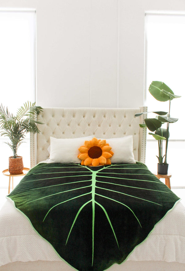 Sunflower Pillow - Golden Yellow