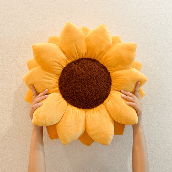Sunflower Pillow - Golden Yellow