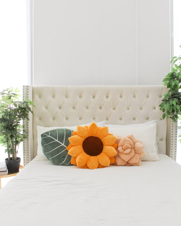 Sunflower Pillow - Golden Yellow
