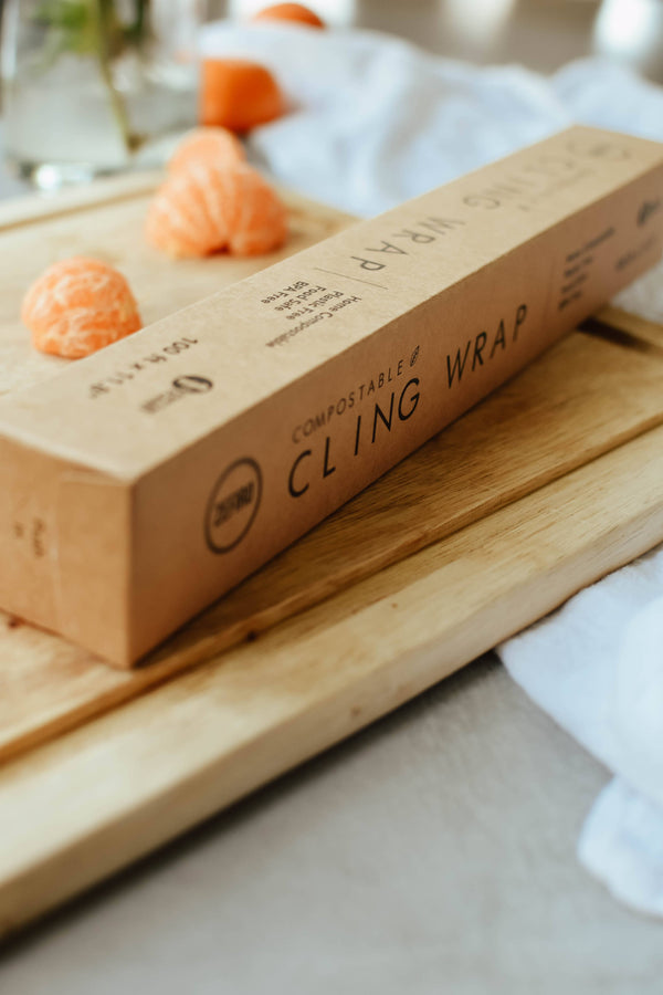 Compostable cling wrap