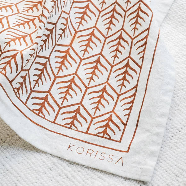 Hand Screen Printed Tea Towel - Set of 2