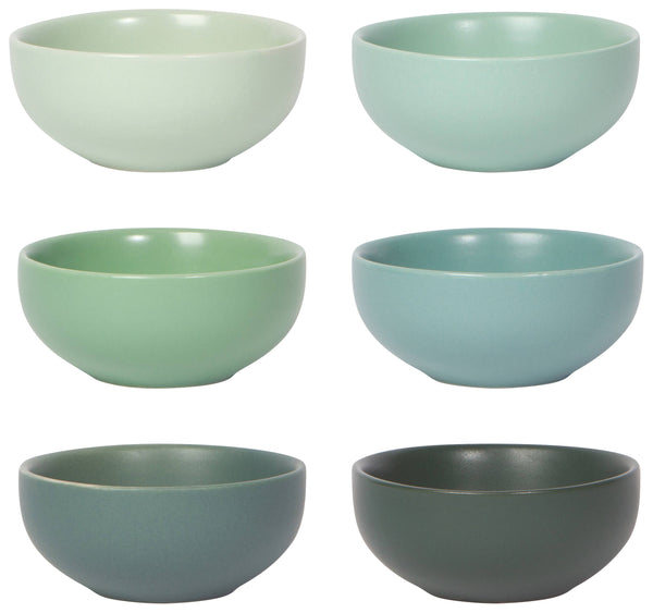 Leaf Pinch Bowls Set of 6