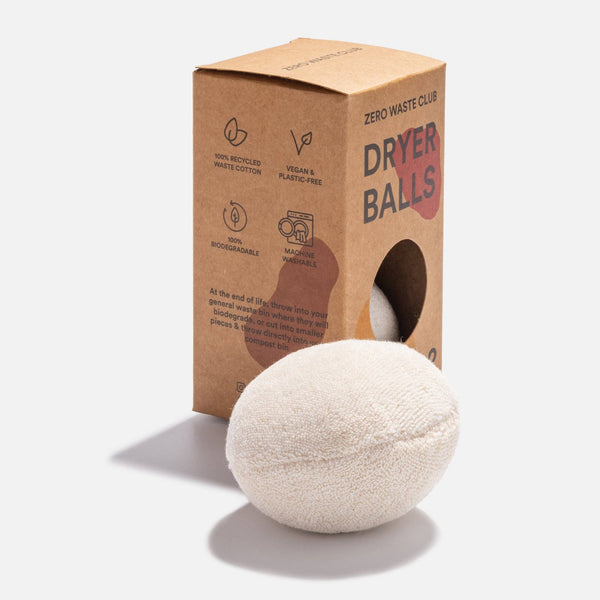 Dryer Balls made from Organic and Waste Cotton- Pack of 2
