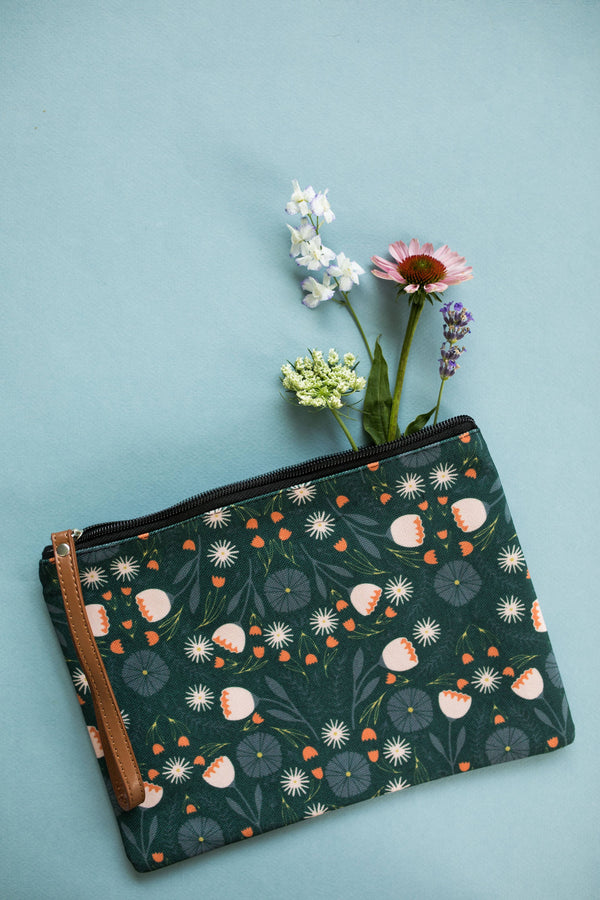 Night Flowers Pouch