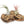Small Tabletop Cork Bark Display with 2 Tillandsia Air Plants