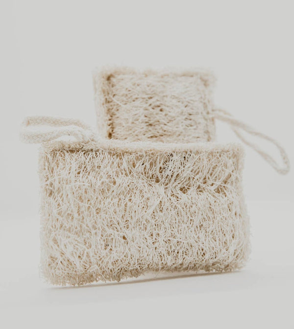 3 Pack Natural Loofah Sponge | Doubled Layered | Plant-Based