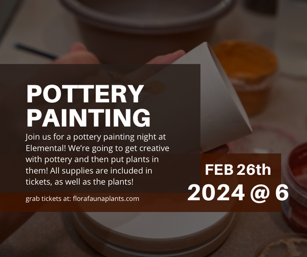 Pottery Painting at Elemental Hard Cider 2/26