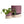 Burgundy Ceramic Plant Pot and Saucer