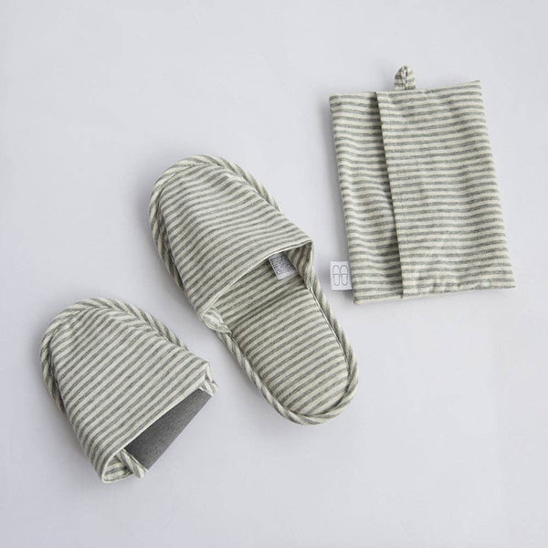 Slipeer - Portable Stripe Slippers with A Pouch