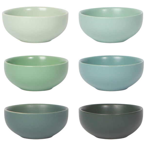 Leaf Pinch Bowls Set of 6