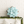 Poinsettia Pillow - Frost Blue
