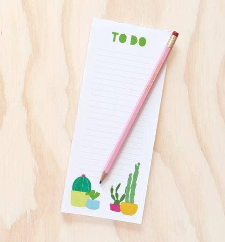 Cactus To Do List Notepad