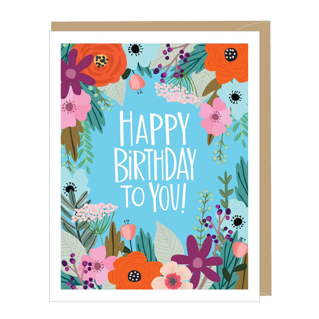 Floral Birthday Cards