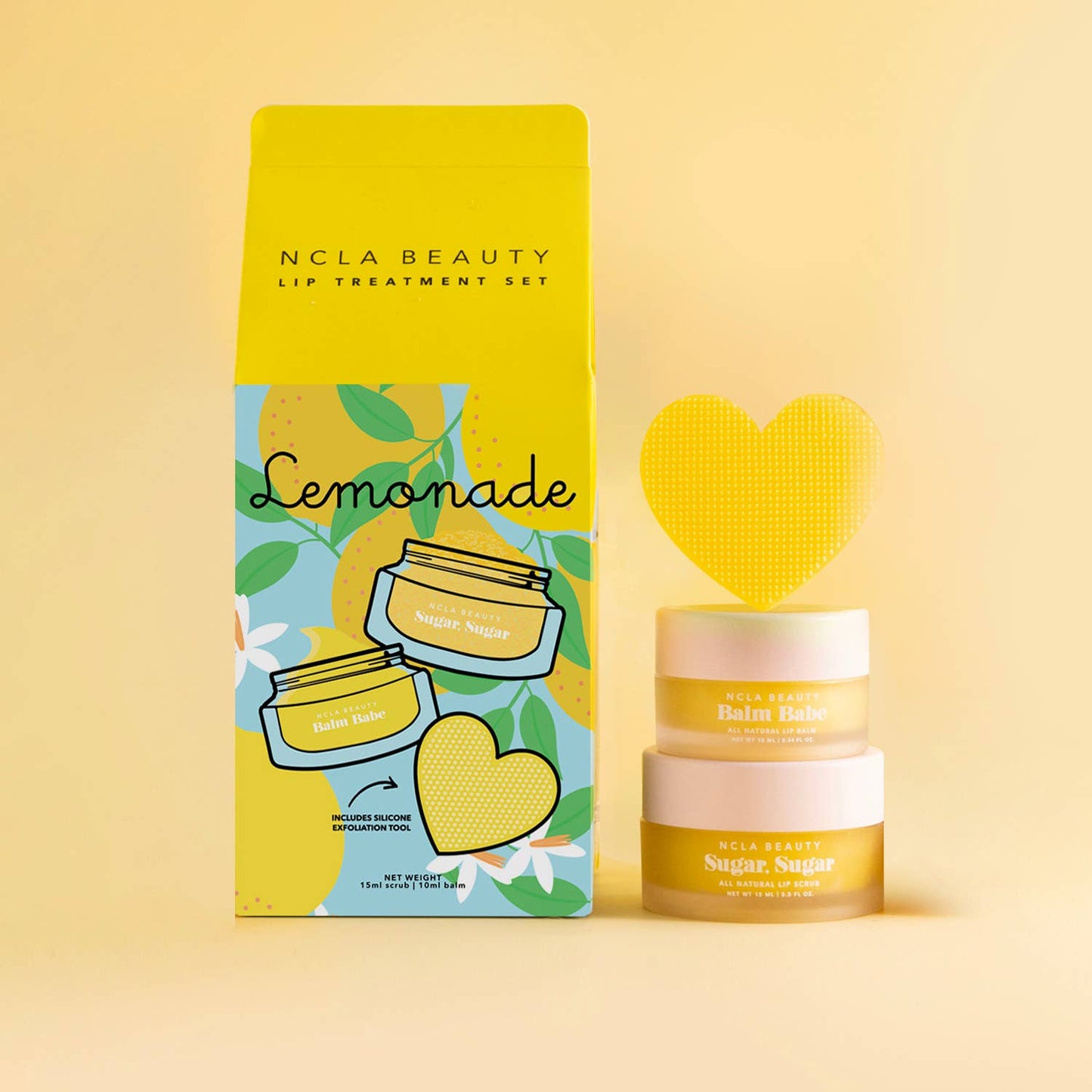 Lemonade Lip Care Set + Lip Scrubber