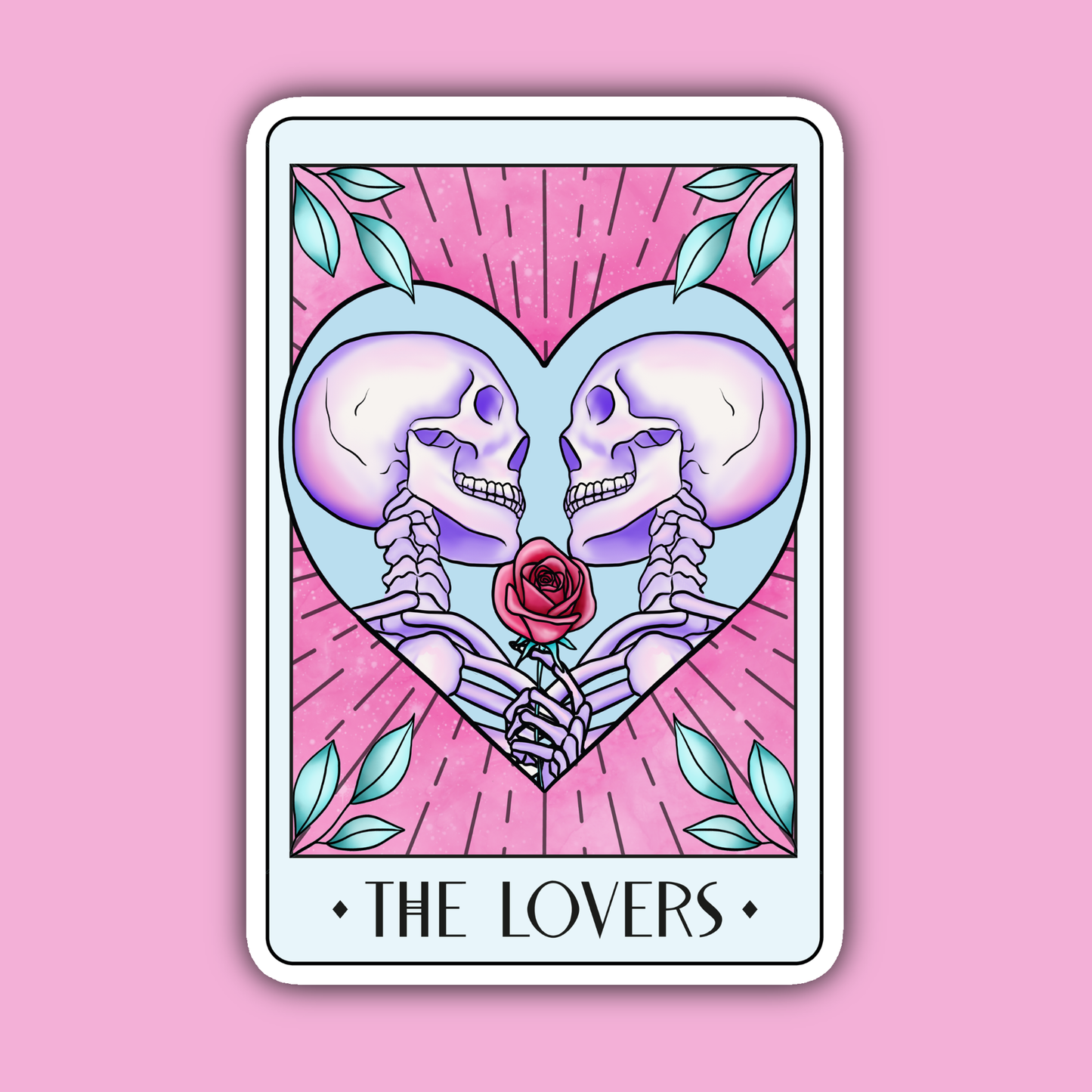 The Lovers Card Sticker