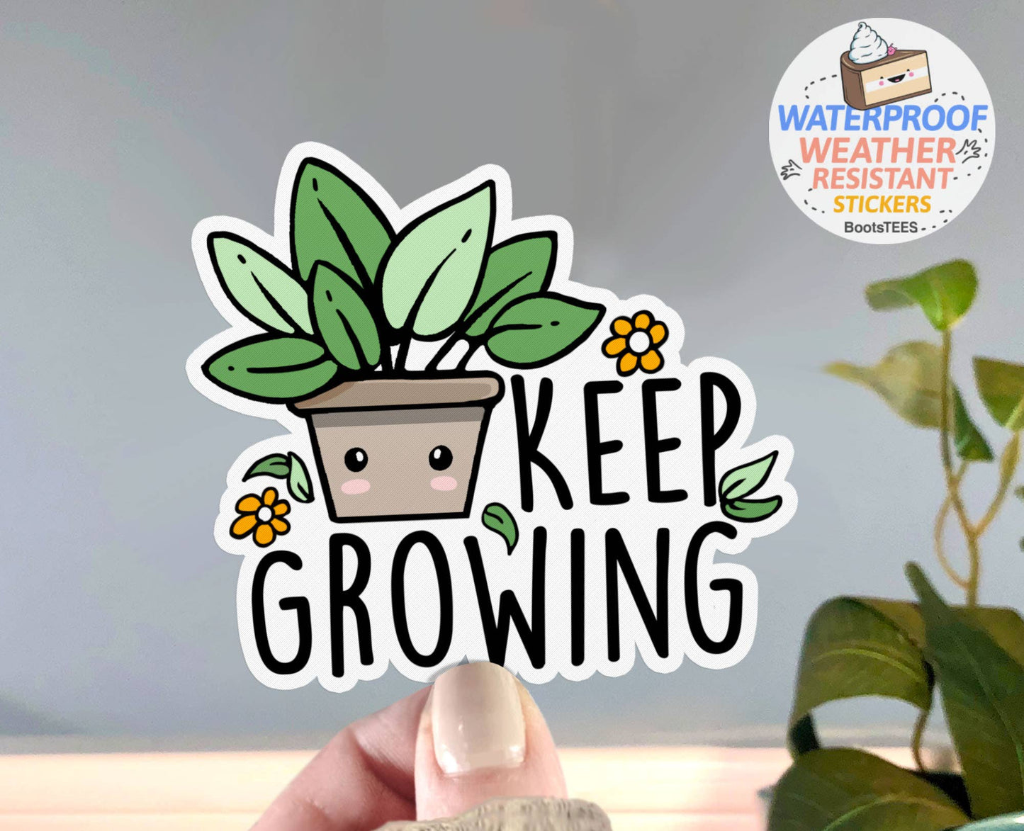 Keep Growing Sticker