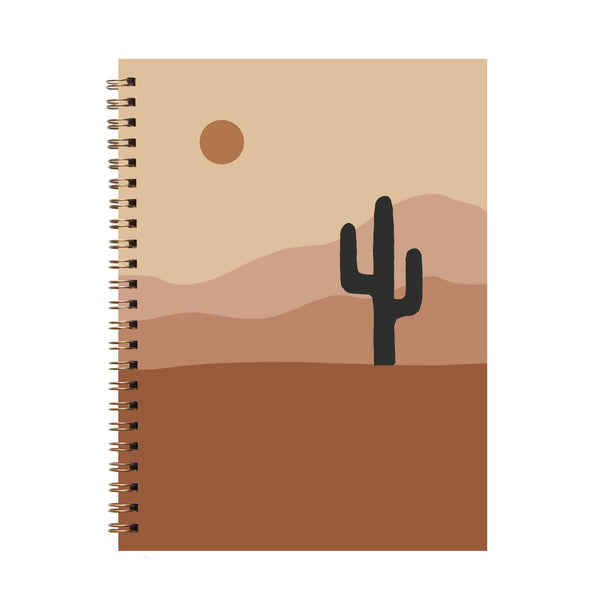 Desert Sunset Spiral Journal Notebook