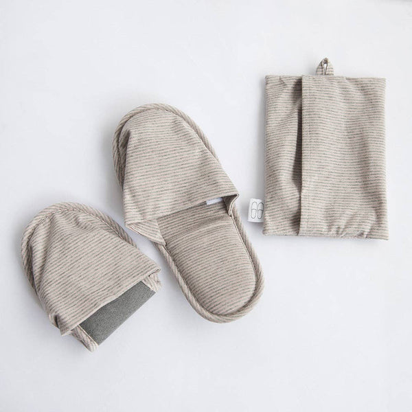 Slipeer - Portable Stripe Slippers with A Pouch