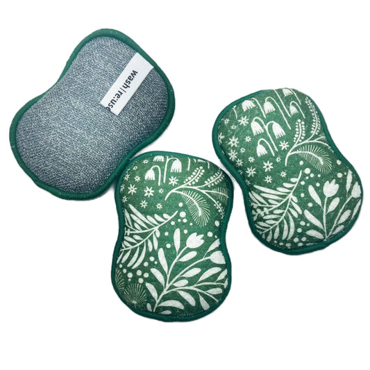 RE:Usable Sponge Set of 3 - Foliage in Evergreen