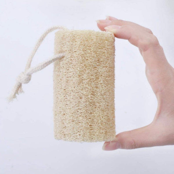Natural Loofah | Organic Exfoliating Sponge Pad Scrubber