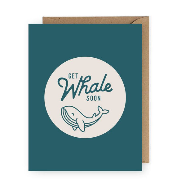 Get Whale Soon Greeting Cards